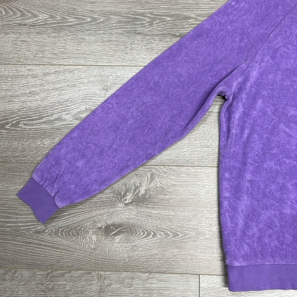 KULE The Terry Franny Pullover Crewneck Raglan Long Sleeve Sweatshirt S - Picture 14 of 15